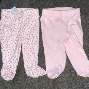 NEWBORN BABYGIRL 2 PACK PANTS